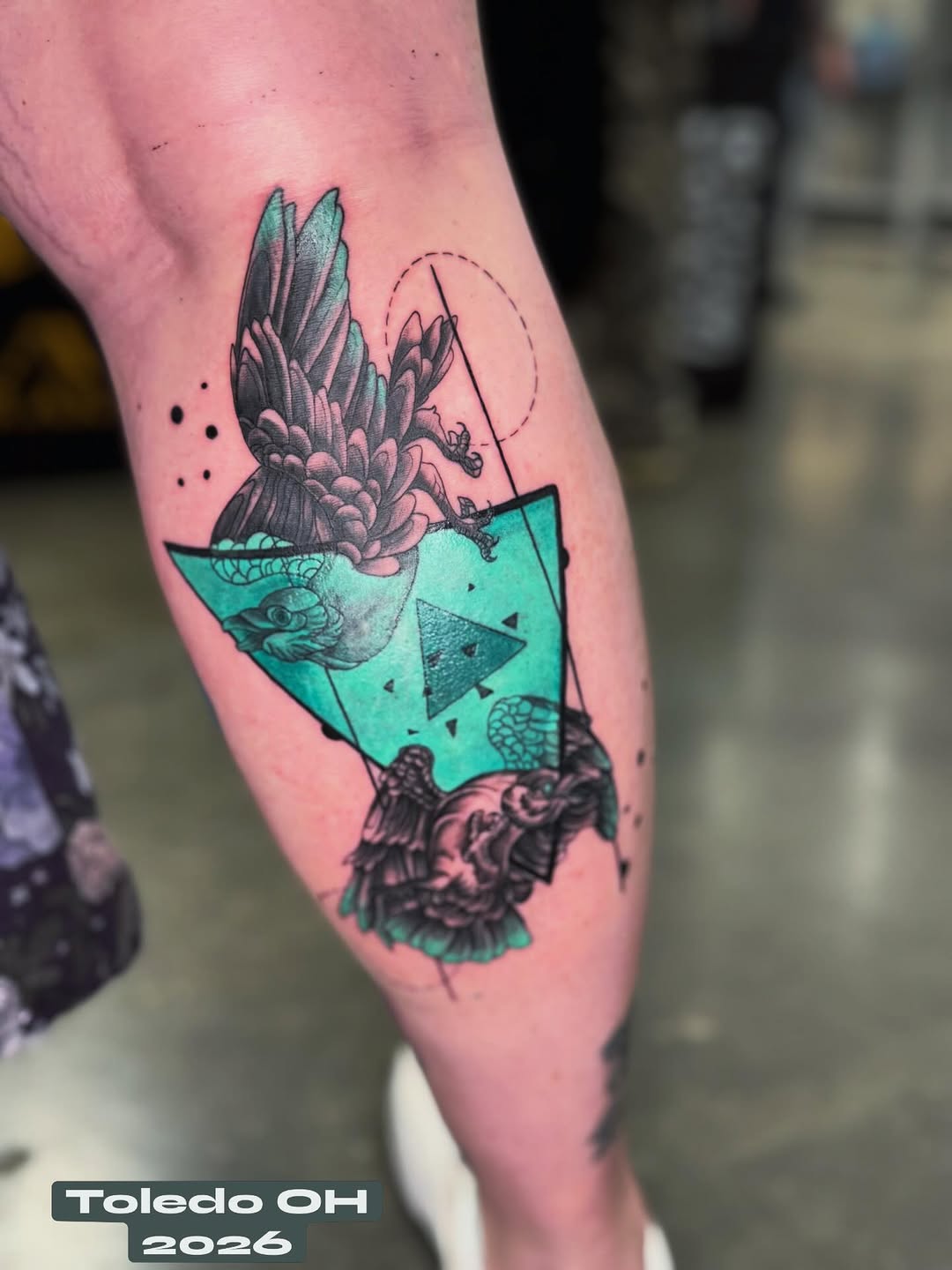 Tattoo by @flashme_ink — geometric, black_and_grey