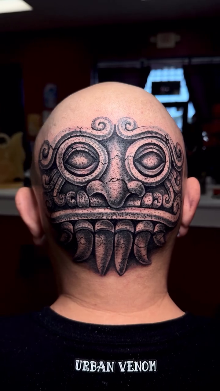 Tattoo by @gghtattoo — black_and_grey, geometric