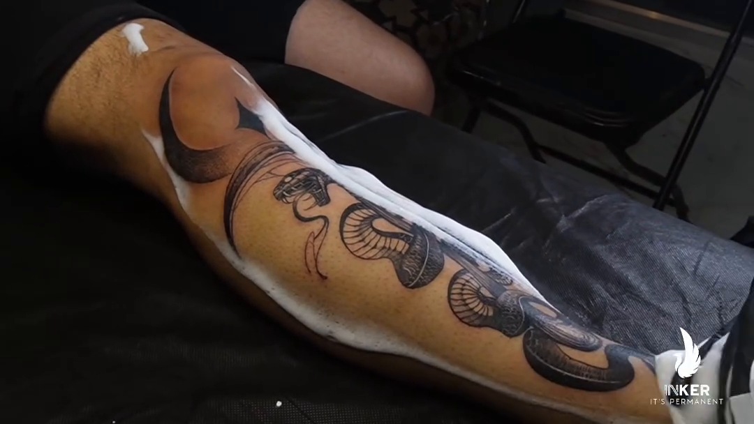 Tattoo by @suvo_the_inker — japanese_irezumi, black_and_grey