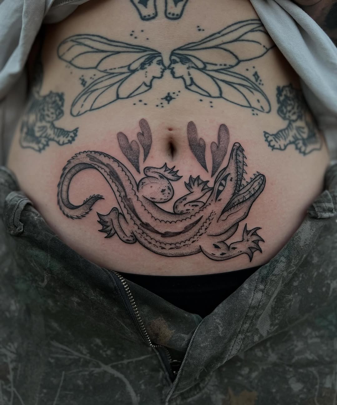 Tattoo by @lilriss.tattoos β illustrative, black_and_grey