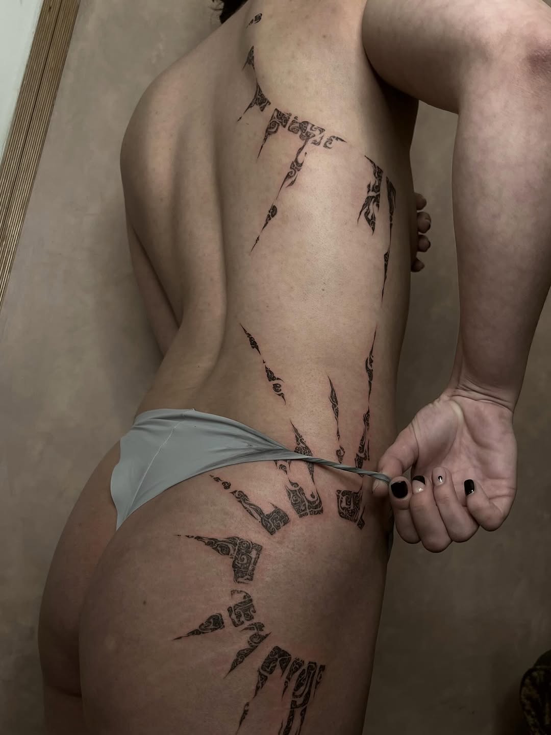 Tattoo by @orbritual โ blackwork, geometric