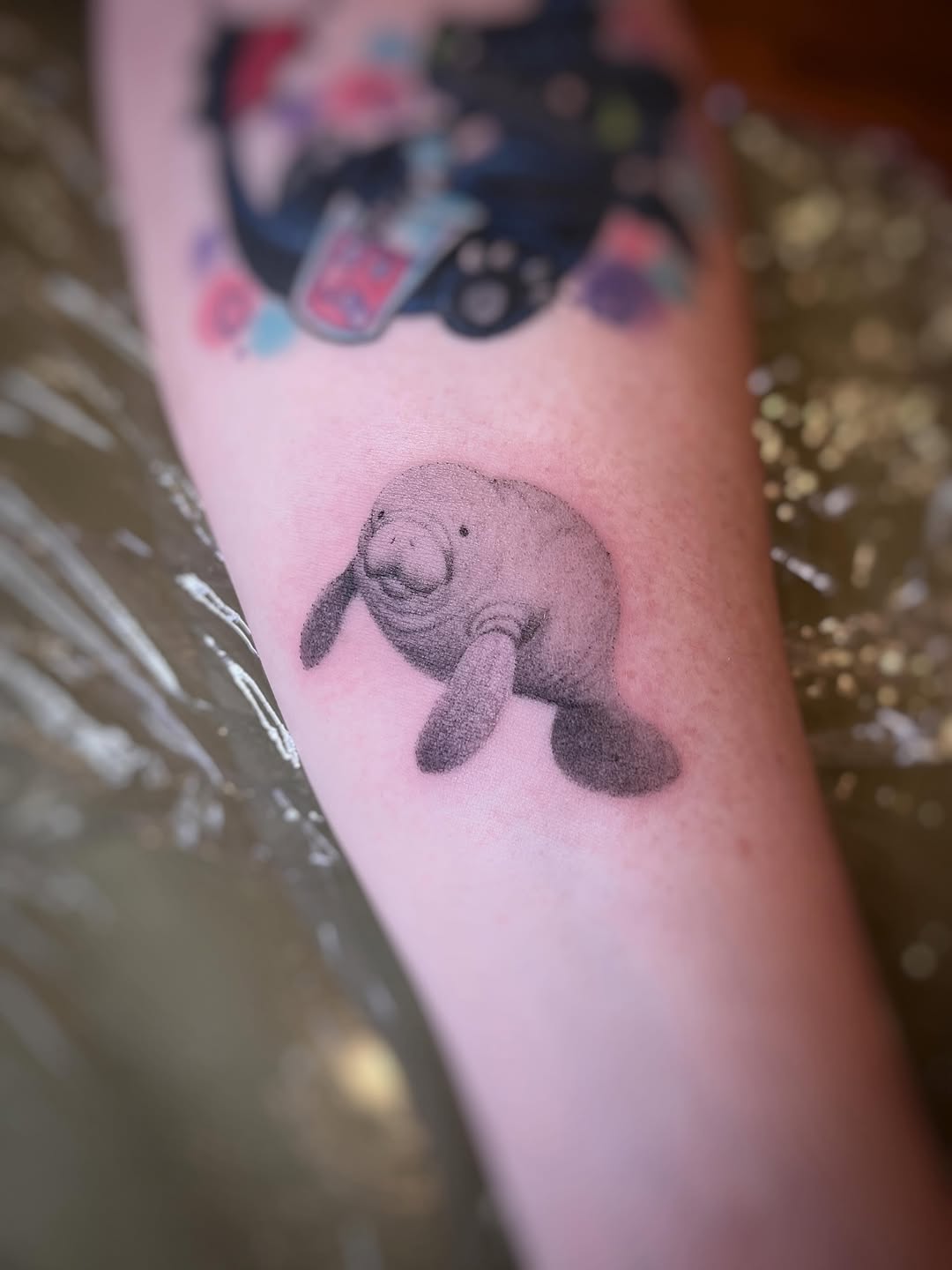 Tattoo by @bai.bai.bunni.tattoos — dotwork, realism