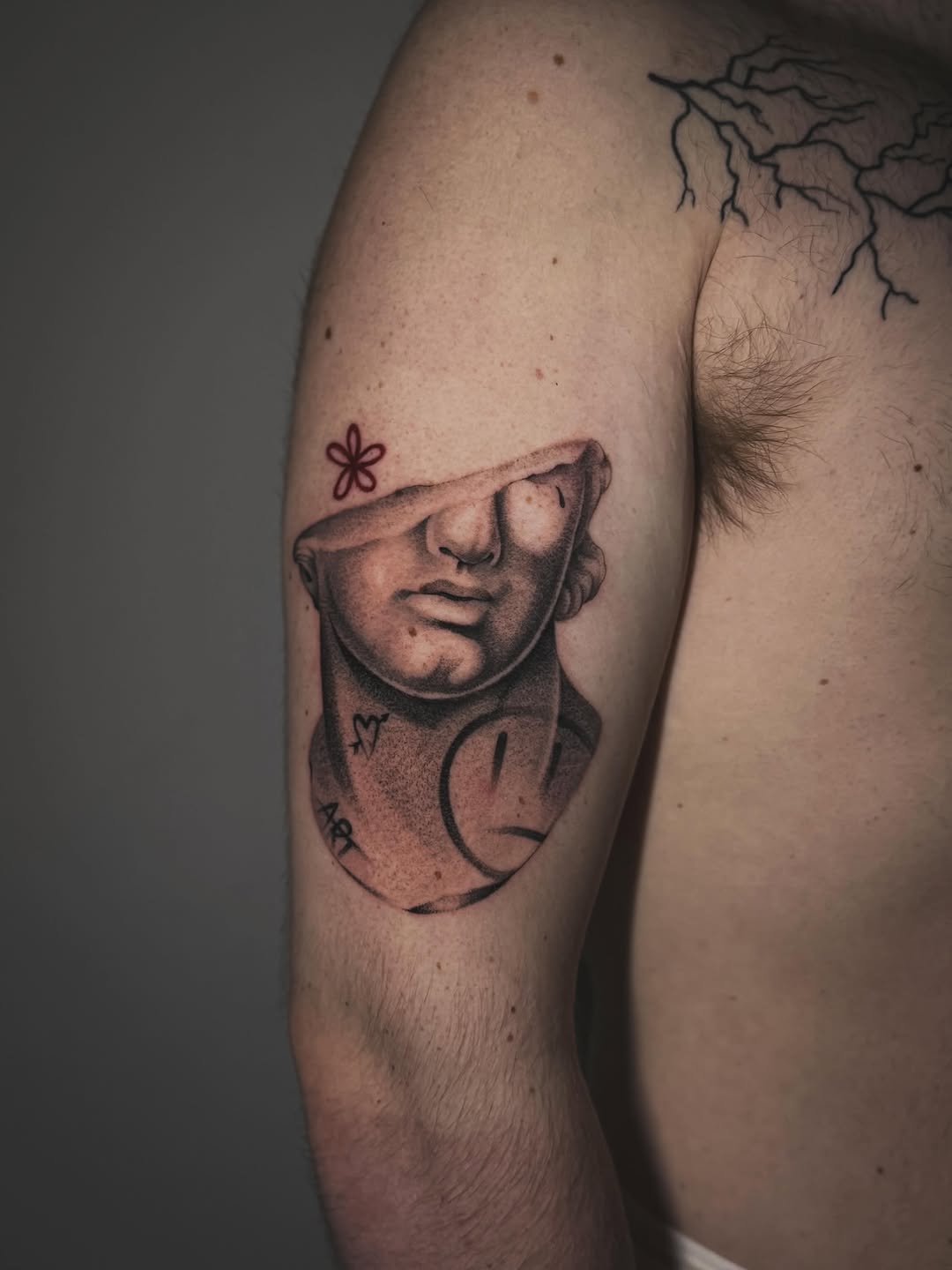 Tattoo by @owens_tattoos — black_and_grey, realism