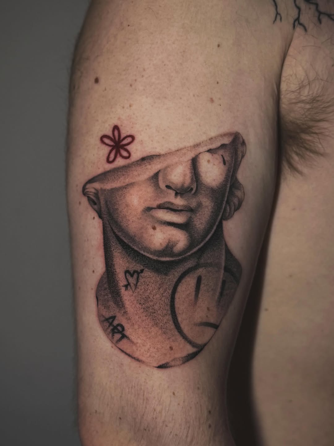 Tattoo by @owens_tattoos — black_and_grey, realism