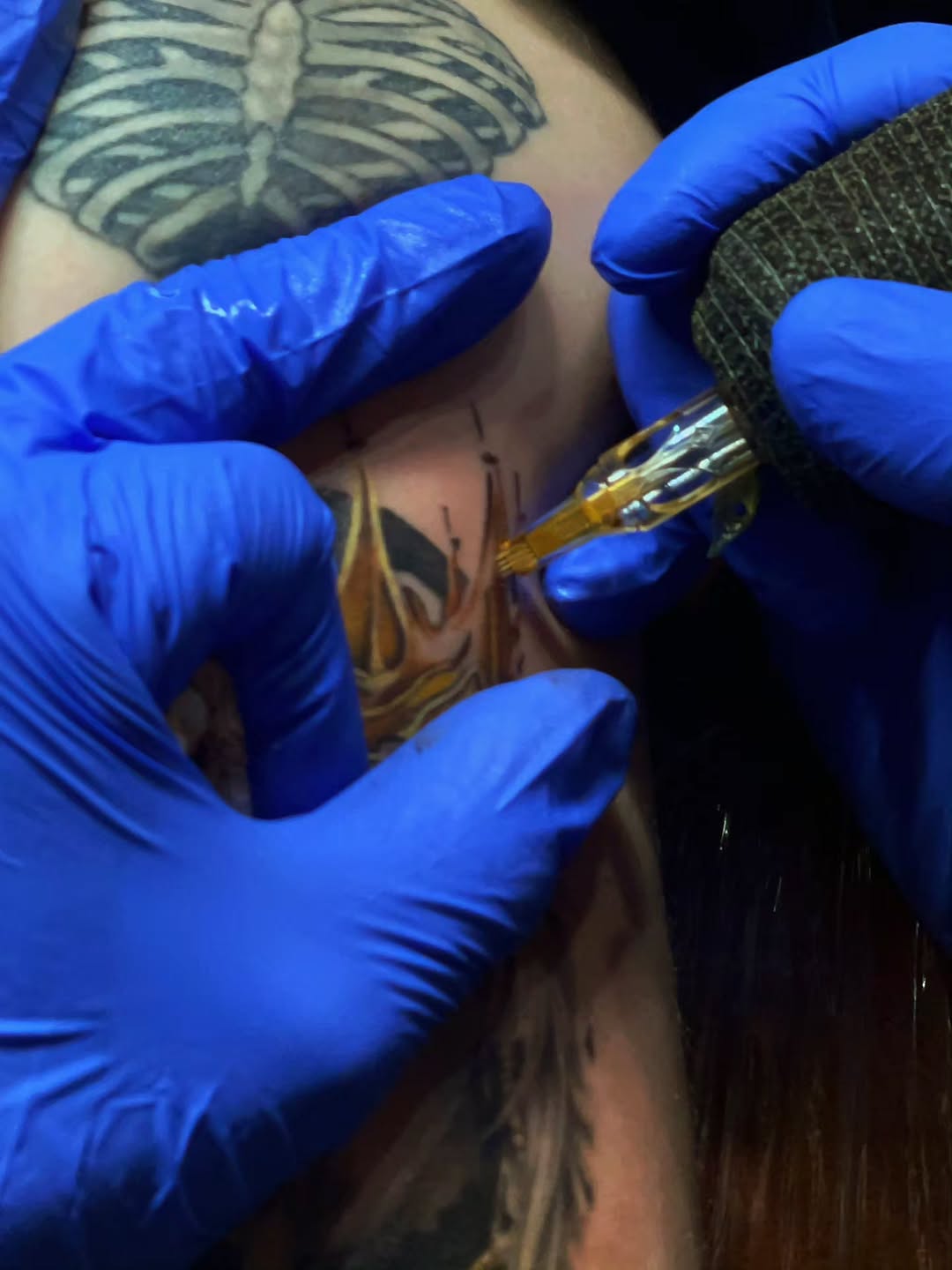Tattoo by @jakebarneyfromstatefarm — black_and_grey
