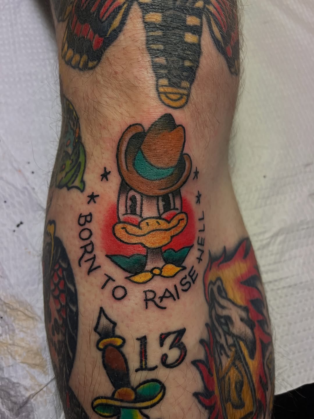 Tattoo by @jcridlin.tattoo — american_traditional, illustrative