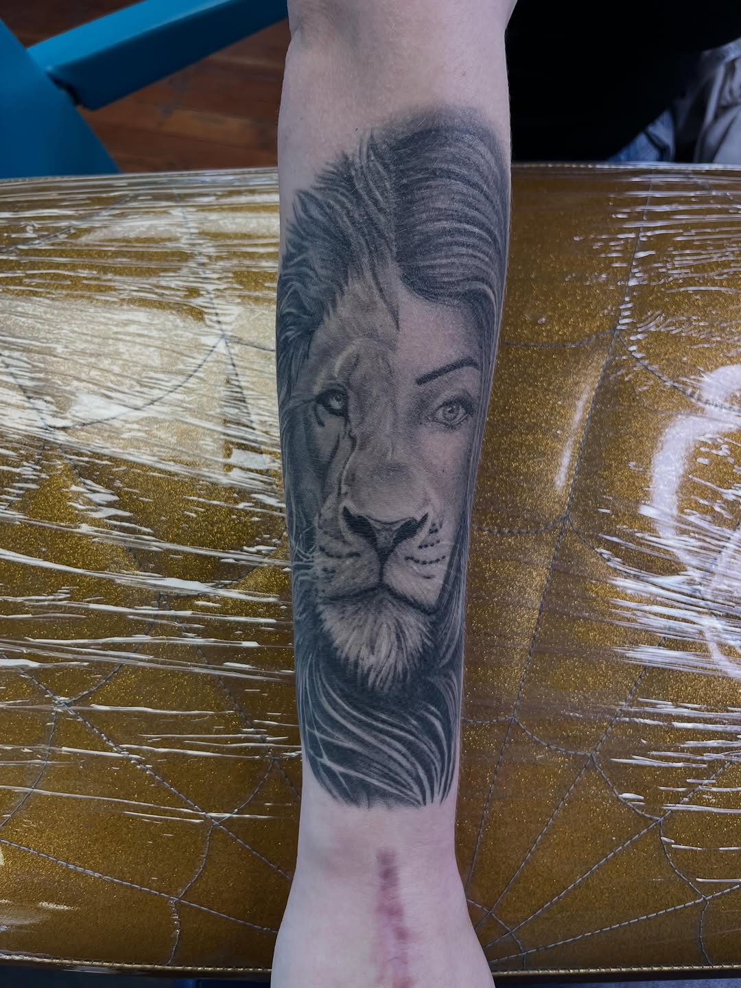 Tattoo by @robertcollinstattoo — realism, black_and_grey