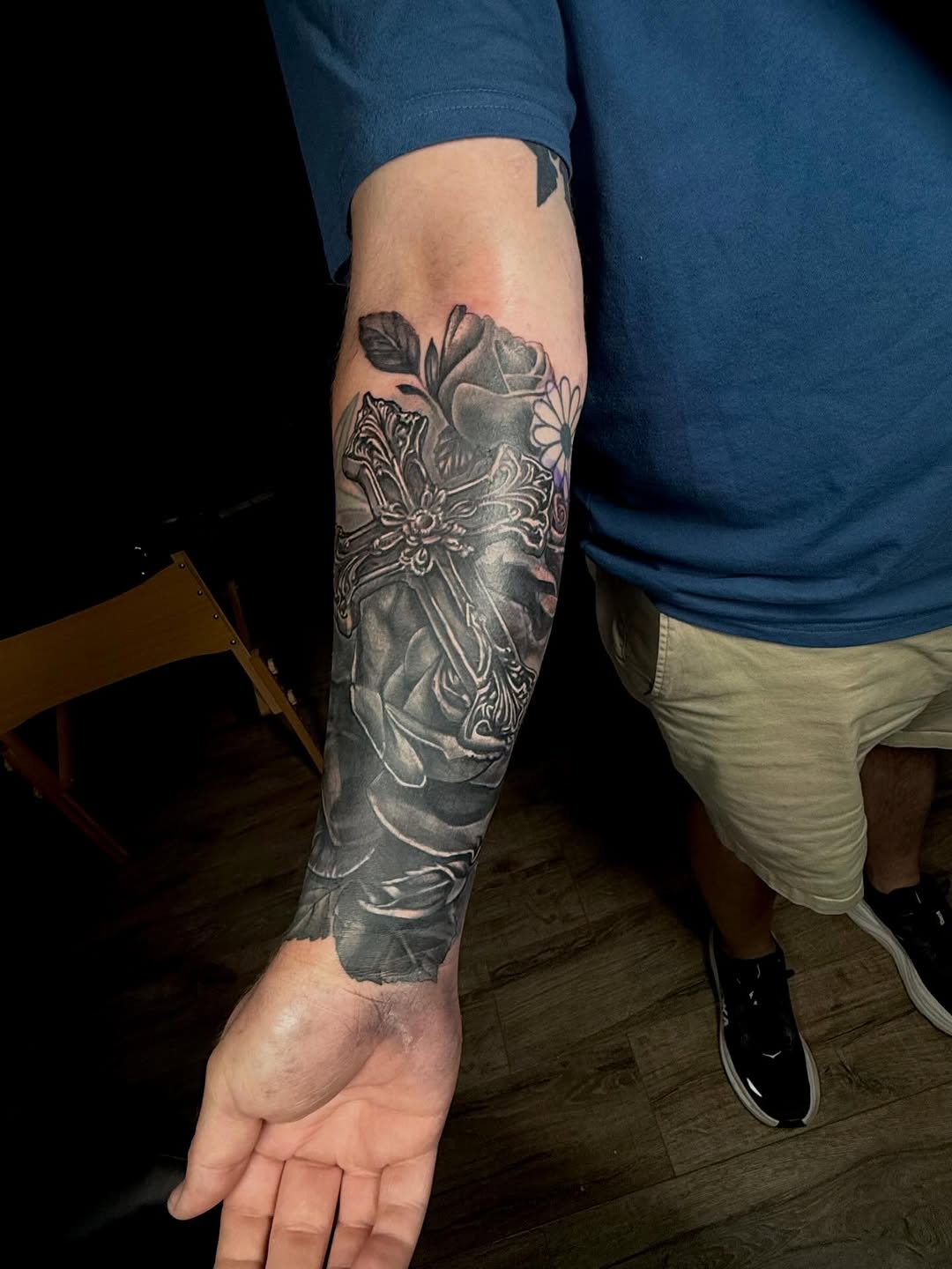 Tattoo by @aaronysidro — black_and_grey, realism