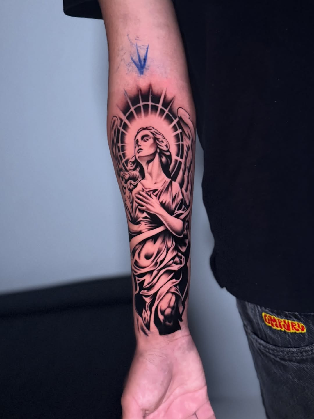 Tattoo by @inkbycasillas — black_and_grey, realism