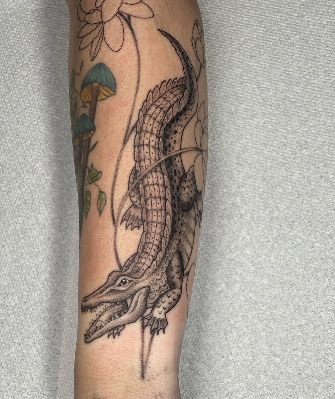 Tattoo by @nicolettemadlyne β black_and_grey, dotwork