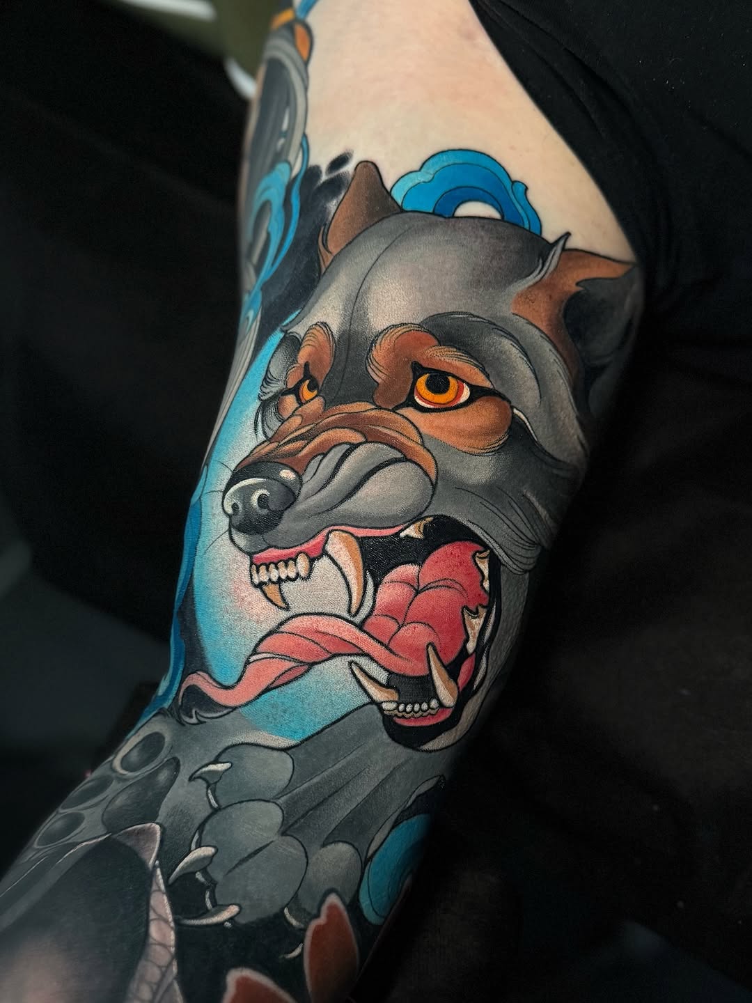 Tattoo by @anne_core — new_school, black_and_grey
