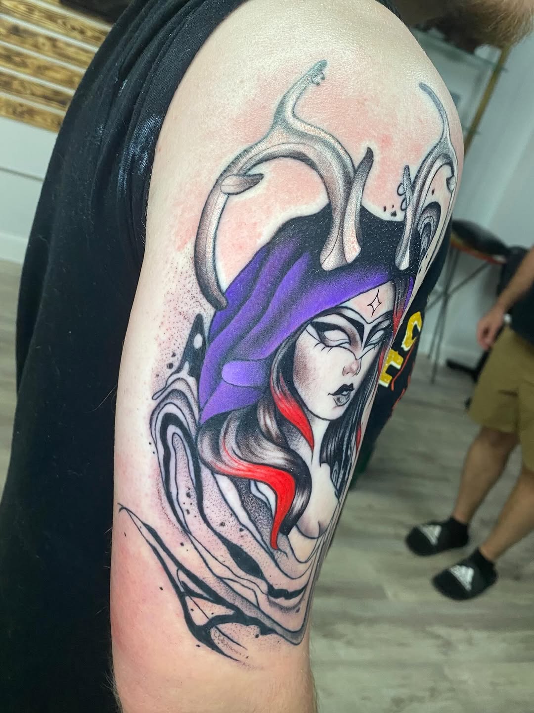Tattoo by @tree.lmnop.tattoo — neo_traditional, black_and_grey