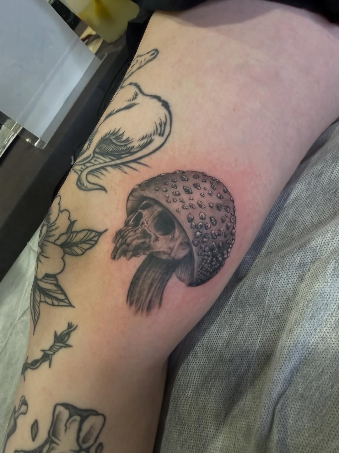 Tattoo by @tattoosbyfe — realism, black_and_grey