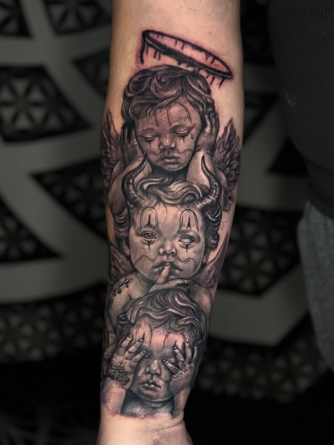Tattoo by @inked_alex — black_and_grey, realism