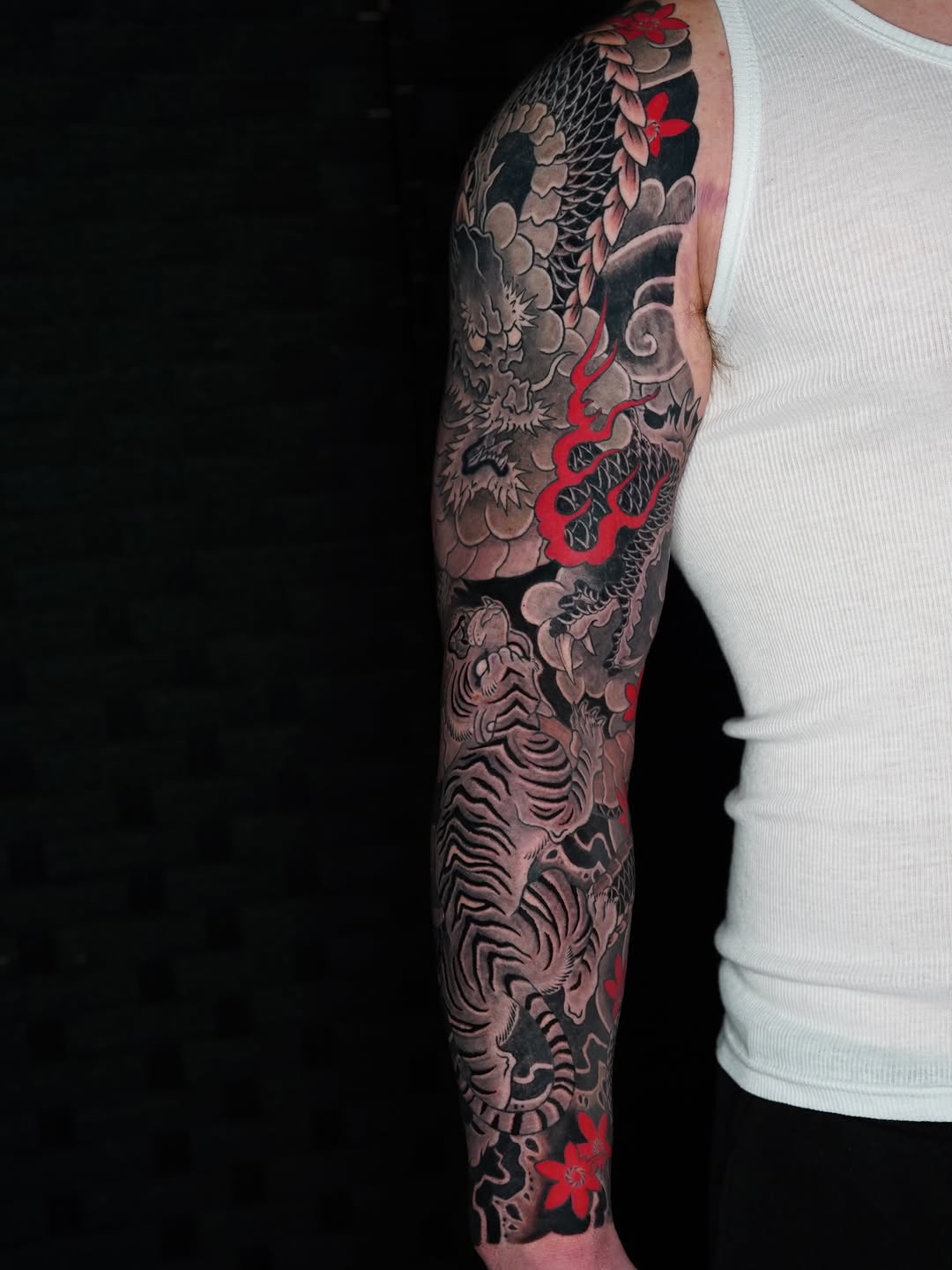 Tattoo by @bonifay_tattoo — japanese_irezumi, black_and_grey