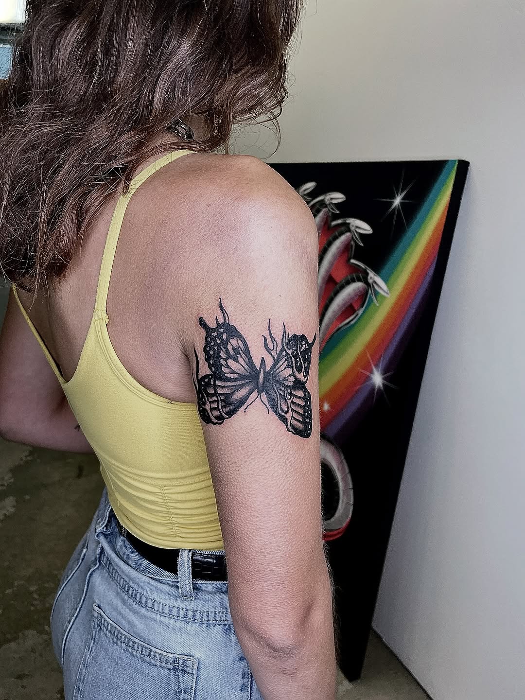 Tattoo by @yulia.vita.tattoo — black_and_grey, fine_line