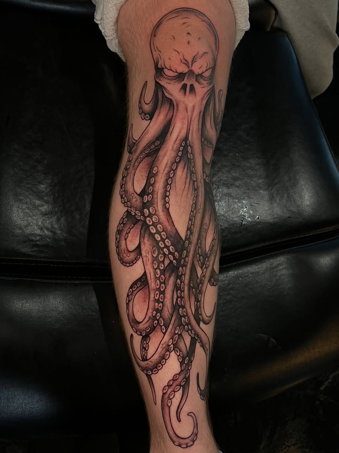 Tattoo by @kp_inktattoos_ โ black_and_grey, realism