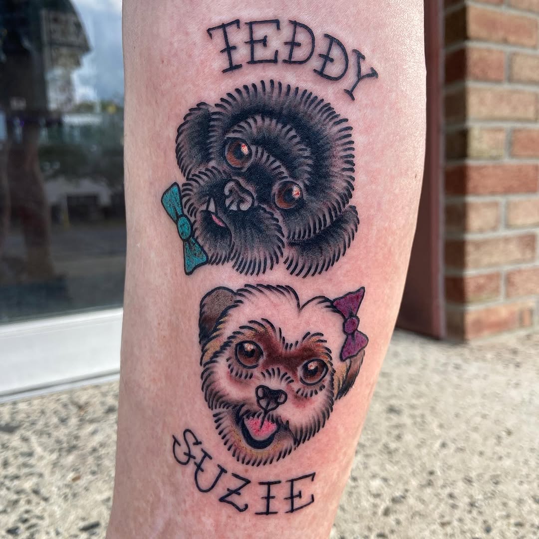 Tattoo by @electriclucy — american_traditional, lettering_script