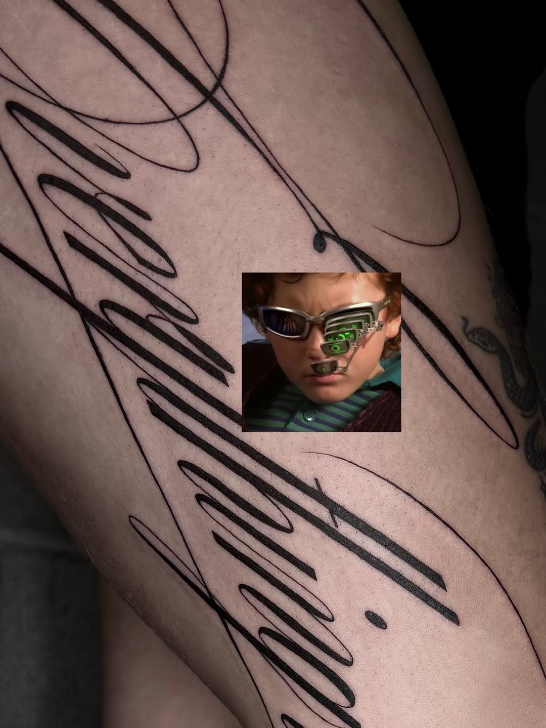 Tattoo by @lilith.belle.tattoo β lettering_script, illustrative