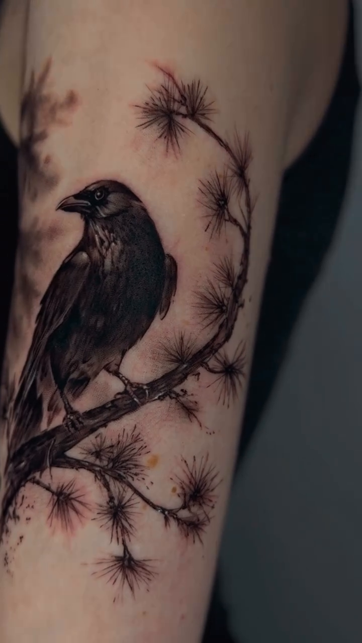 Tattoo by @tattoo__garden — realism, black_and_grey