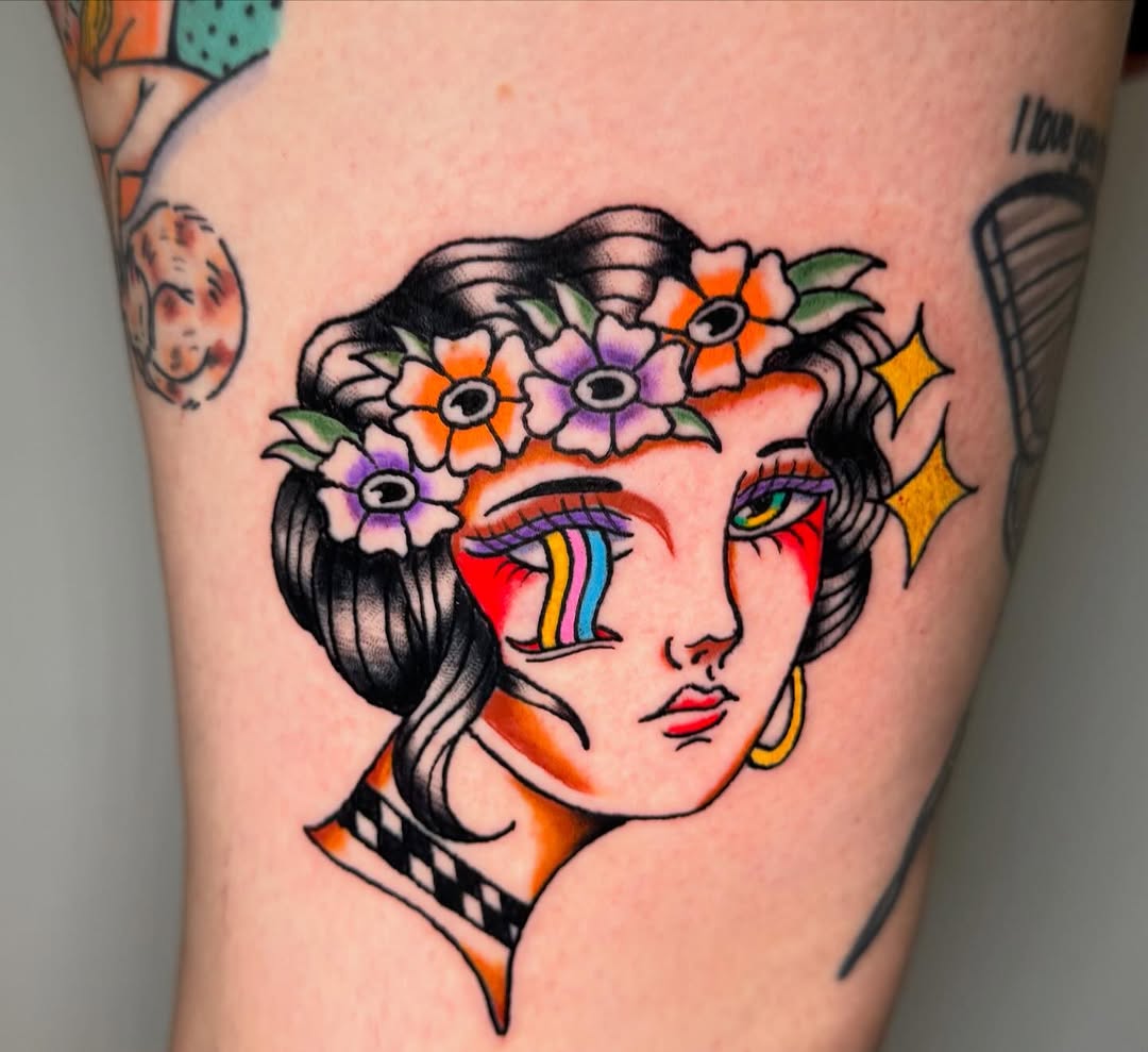 Tattoo by @michaelryan_tattoo โ neo_traditional, trash_polka