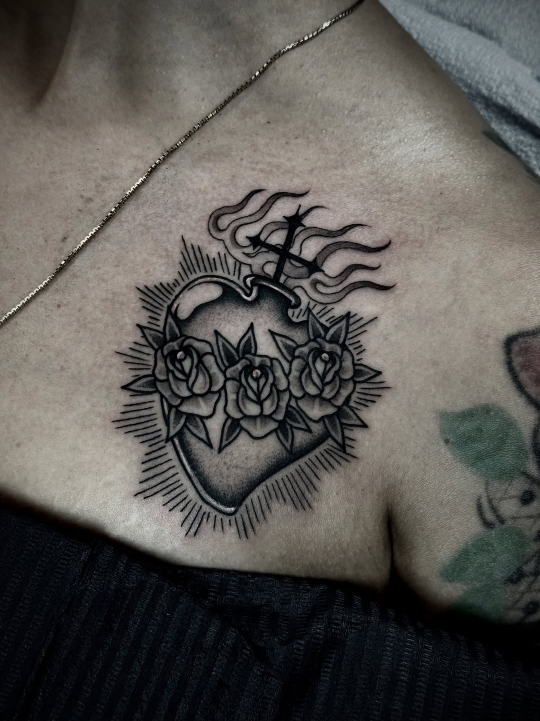 Tattoo by @tatslingingslasher — blackwork