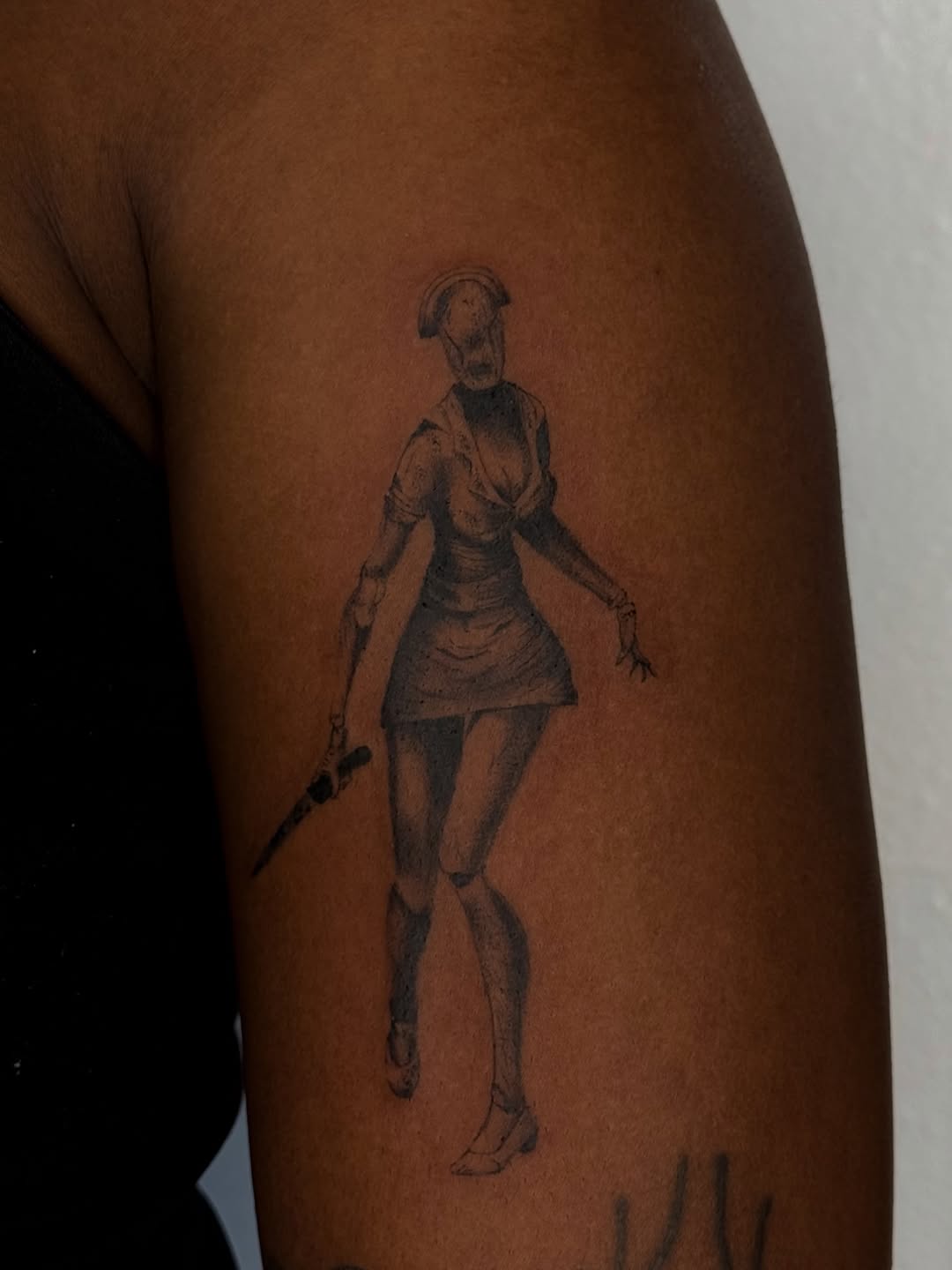 Tattoo by @chaotictattoo — black_and_grey, illustrative