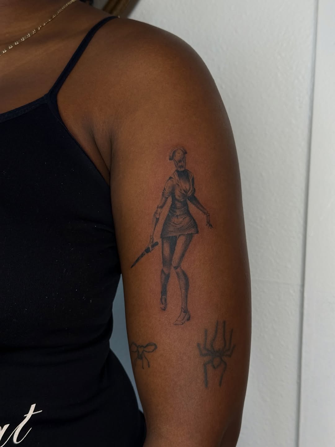 Tattoo by @chaotictattoo — black_and_grey, illustrative