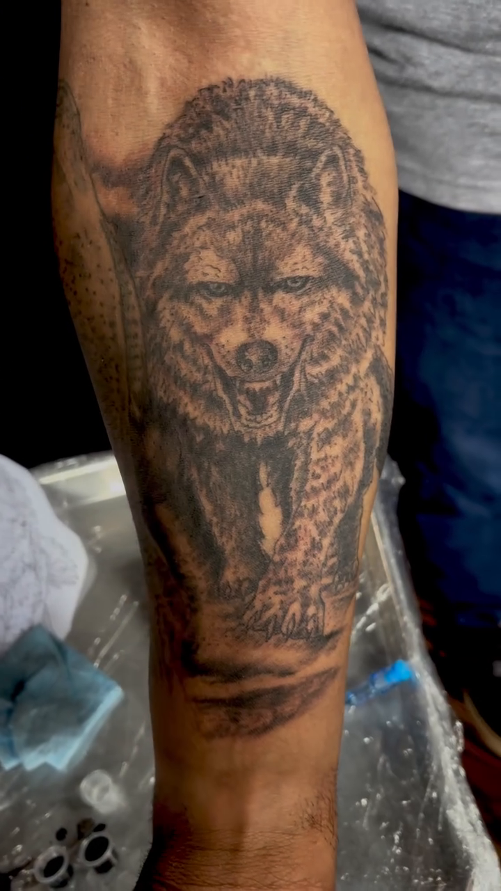 Tattoo by @dannyleeart — black_and_grey, realism