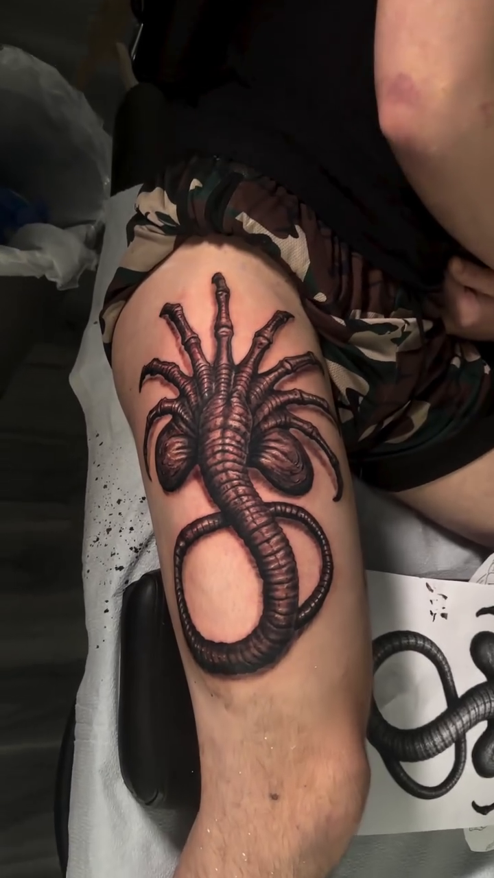 Tattoo by @tonycashtattoos — black_and_grey, realism