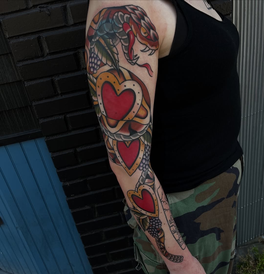 Tattoo by @augustbtattoos — american_traditional, illustrative
