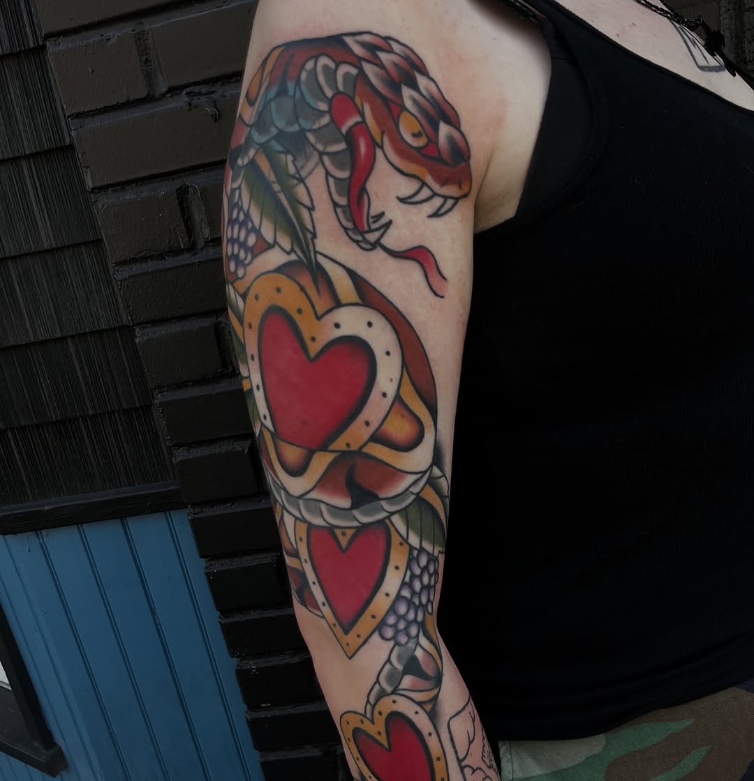 Tattoo by @augustbtattoos — american_traditional, illustrative