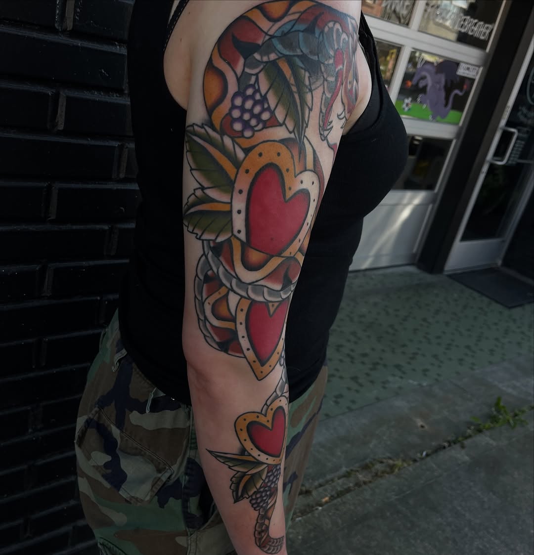 Tattoo by @augustbtattoos — american_traditional, illustrative