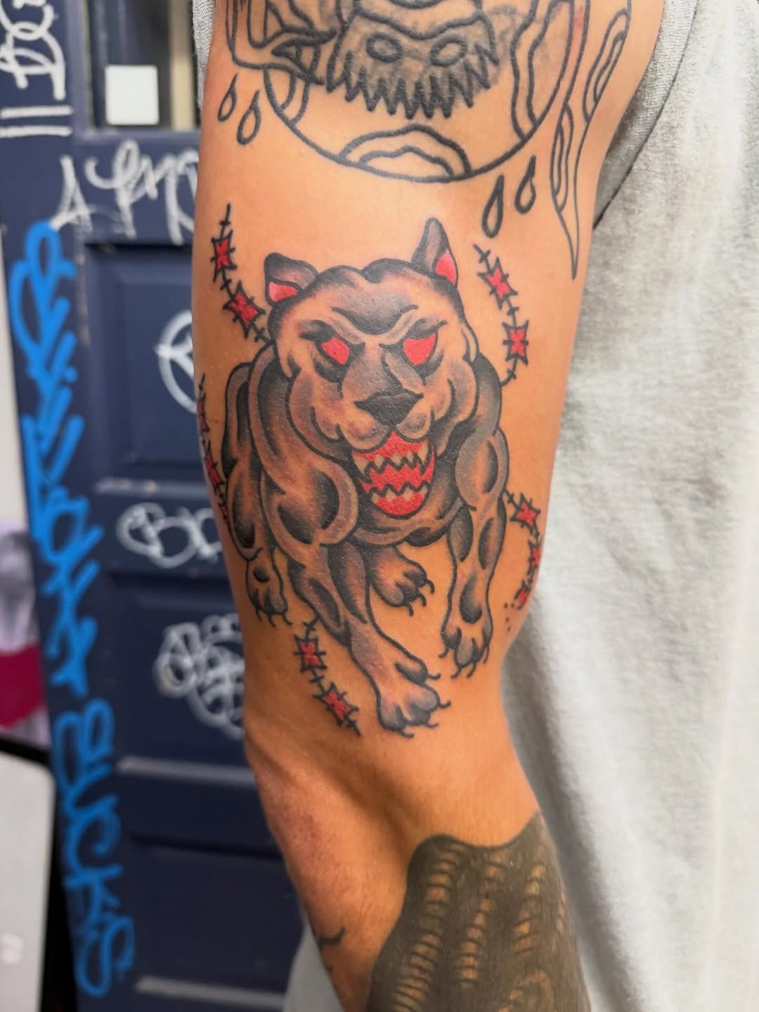 Tattoo by @tattoosbyatom — american_traditional, illustrative