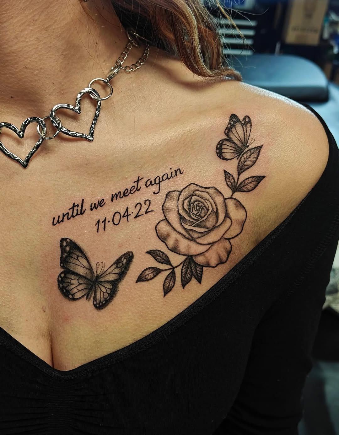 Tattoo by @creepybeazily — fine_line, black_and_grey