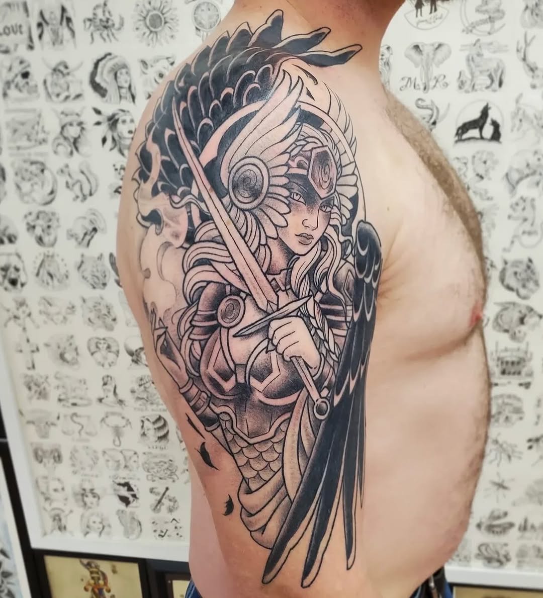 Tattoo by @katy_did_it โ black_and_grey, realism