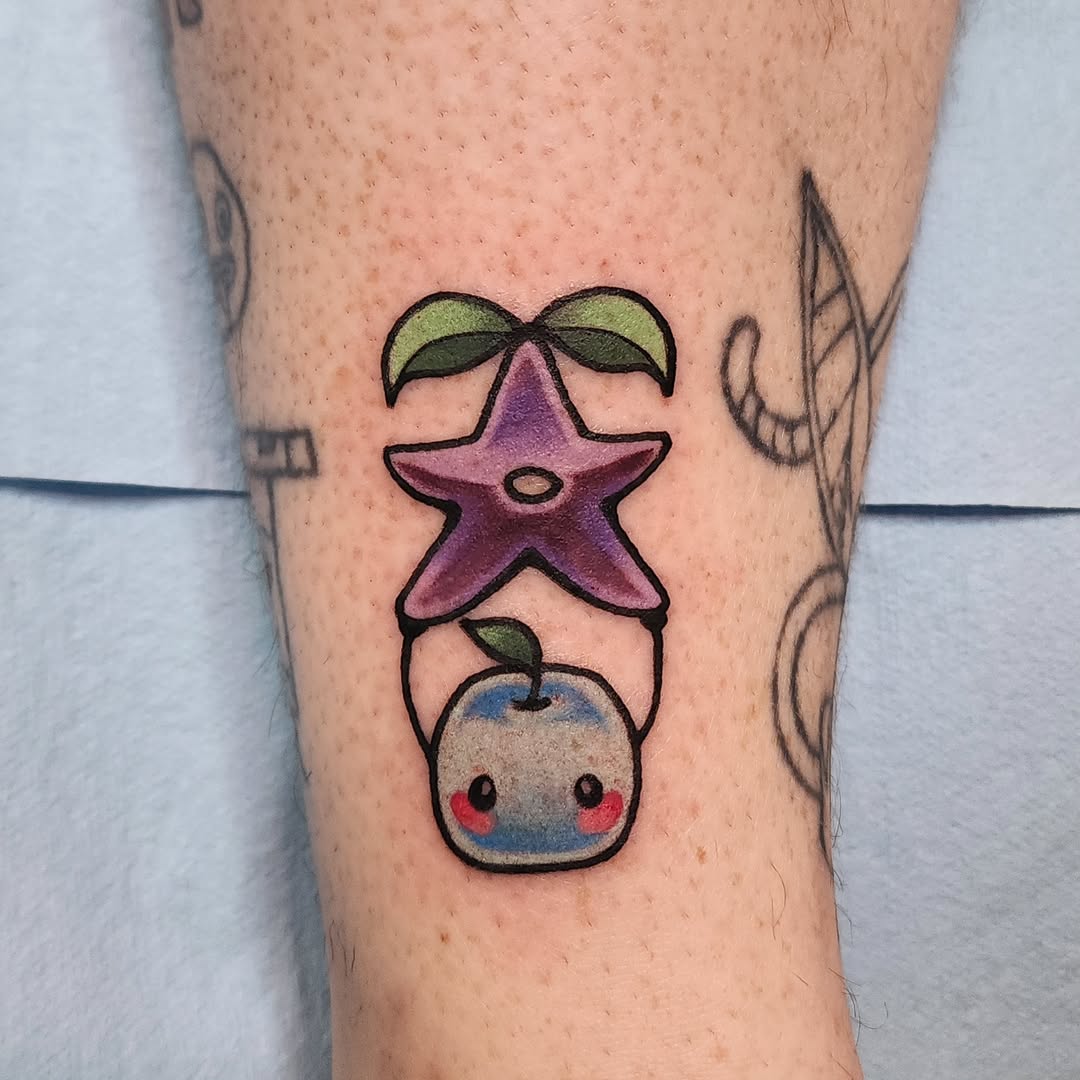 Tattoo by @darkwood.tattoos — new_school, anime