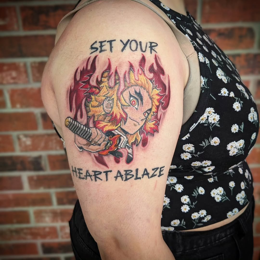 Tattoo by @tatsbymads — anime, illustrative