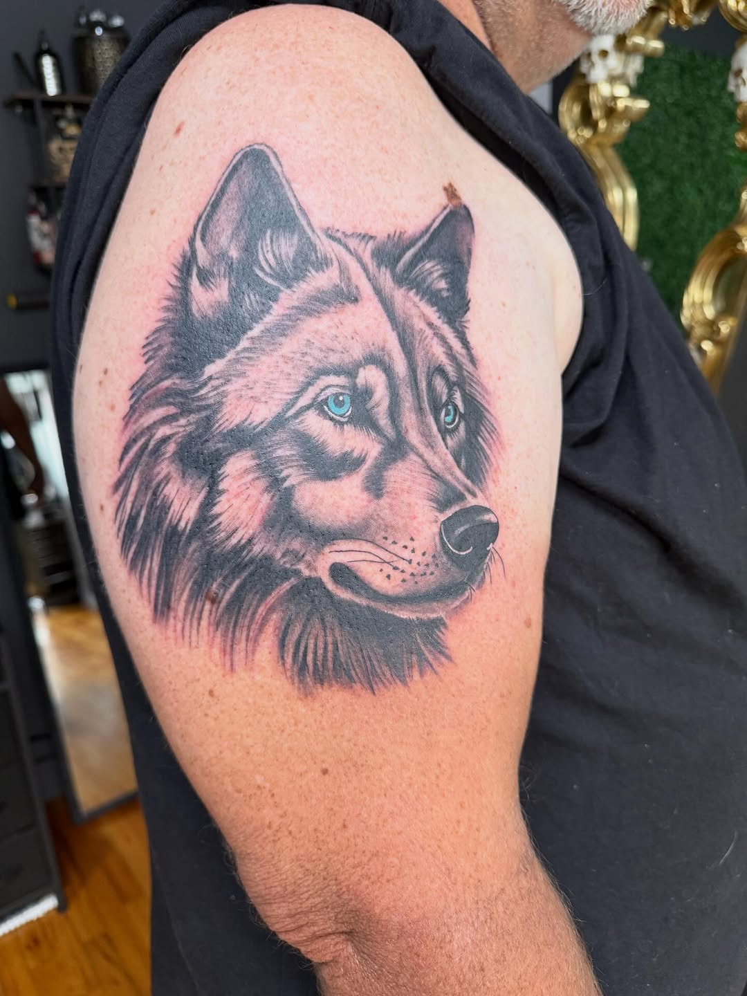 Tattoo by @chels_king24 — realism, black_and_grey