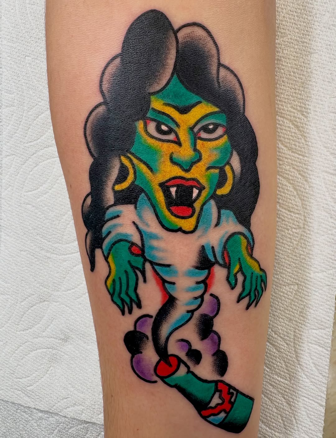 Tattoo by @tonyyoungtattoo — new_school