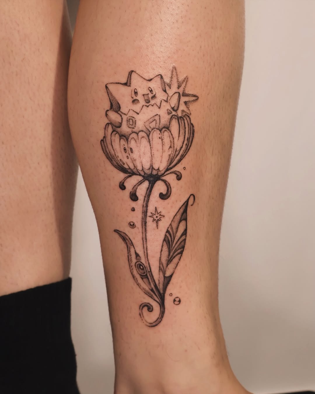 Tattoo by @qsltattoo — anime, illustrative
