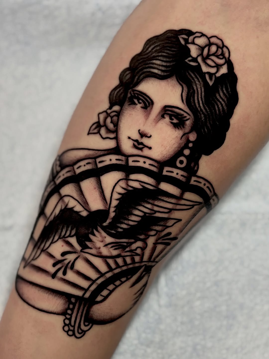 Tattoo by @westonimhoff — american_traditional, black_and_grey
