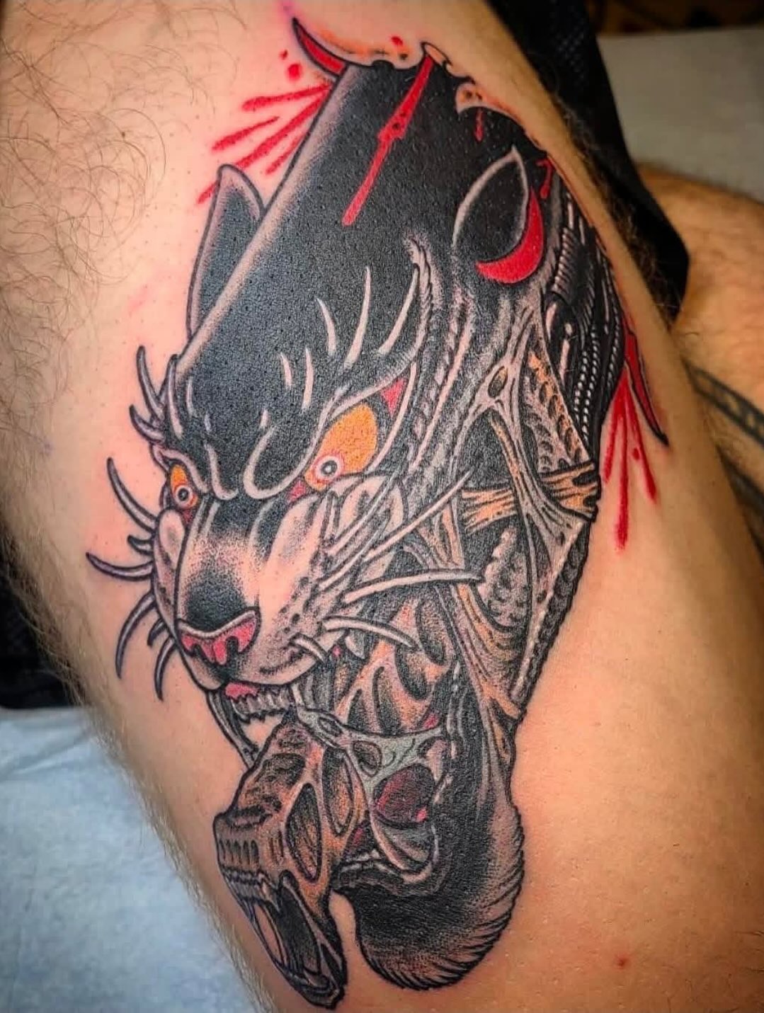Tattoo by @owenmillertattoo — neo_traditional, dark_realism