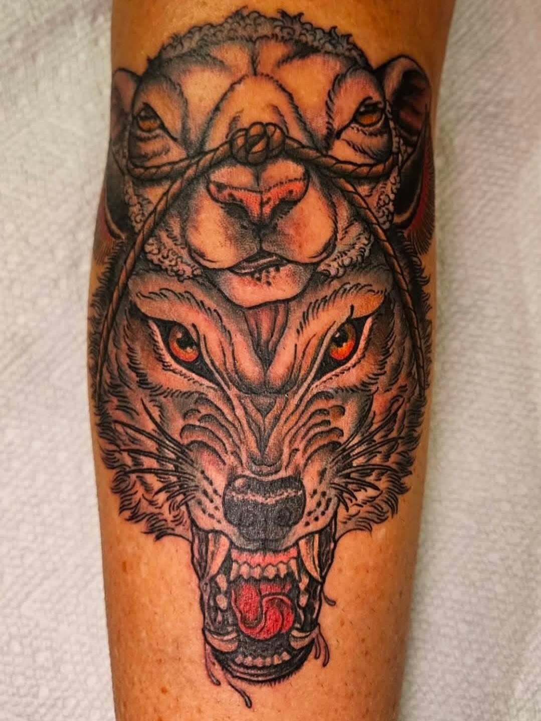 Tattoo by @owenmillertattoo — realism, black_and_grey