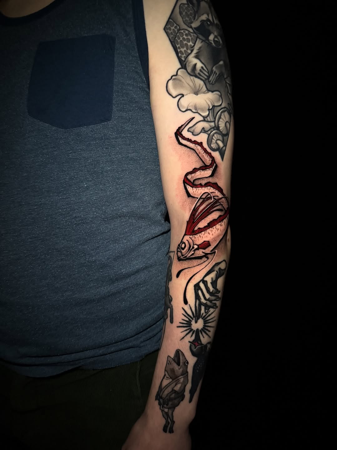 Tattoo by @zink7_ — black_and_grey
