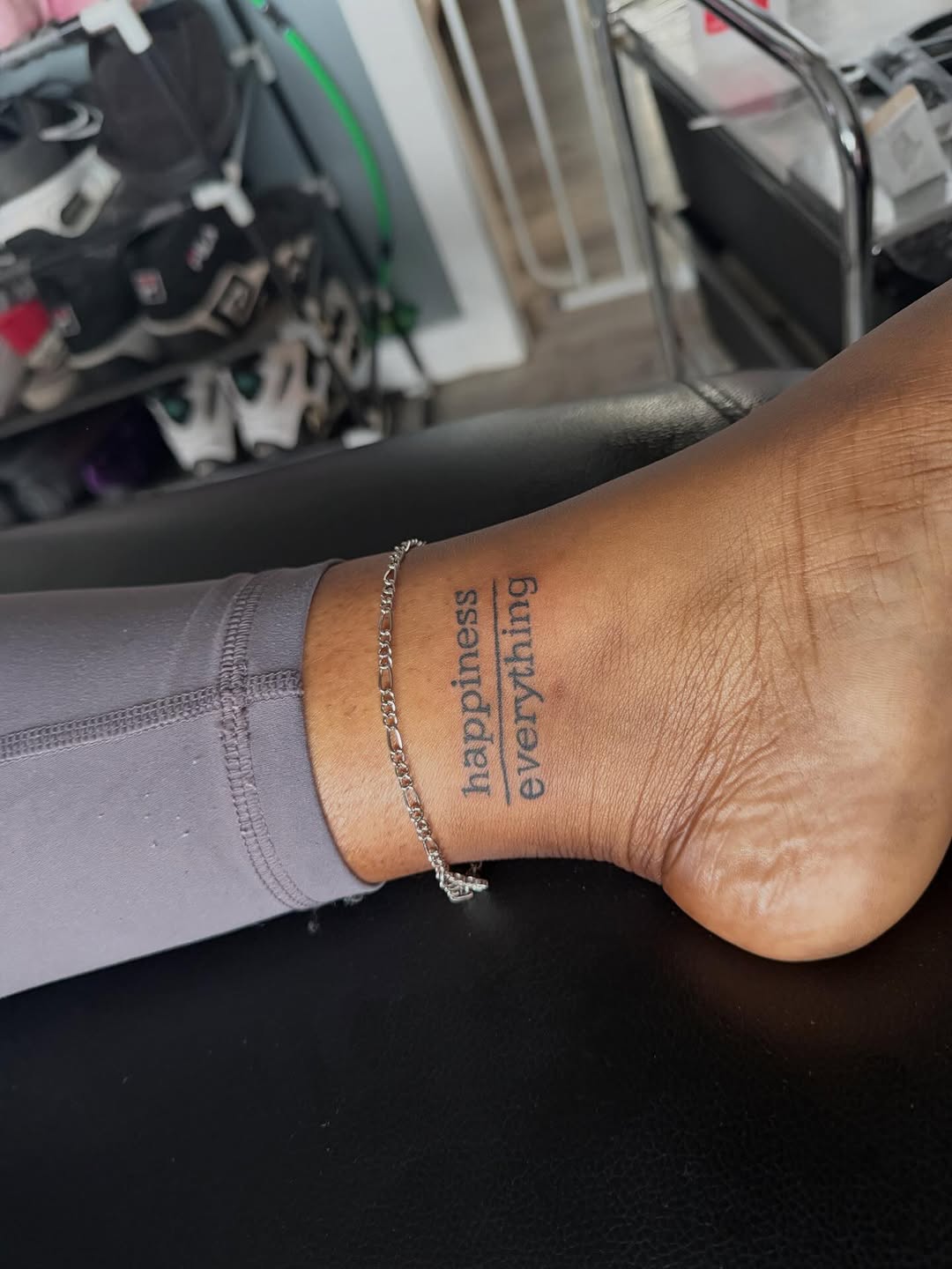 Tattoo by @tattsbybris — lettering_script, fine_line