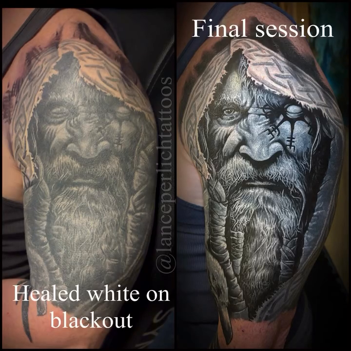 Tattoo by @lanceperlichtattoos β realism, black_and_grey