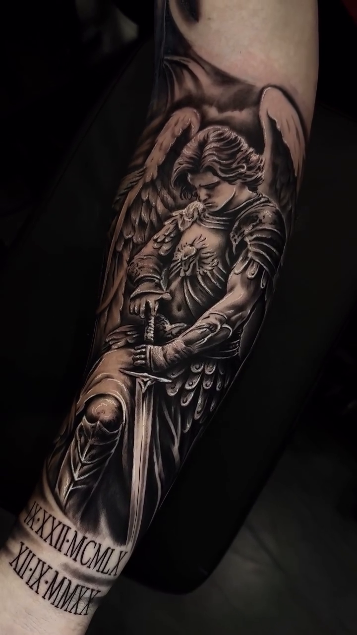 Tattoo by @inkblessed.tattoo β dark_realism, black_and_grey
