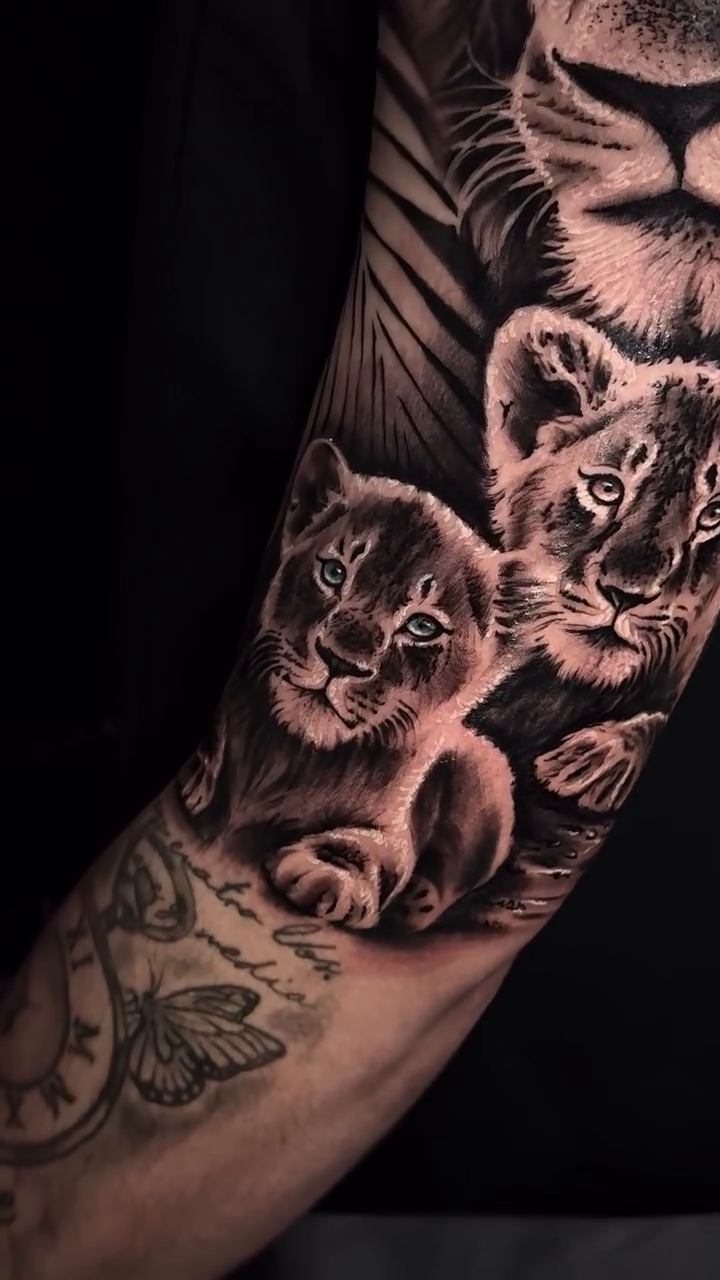 Tattoo by @inkblessed.tattoo β realism, black_and_grey