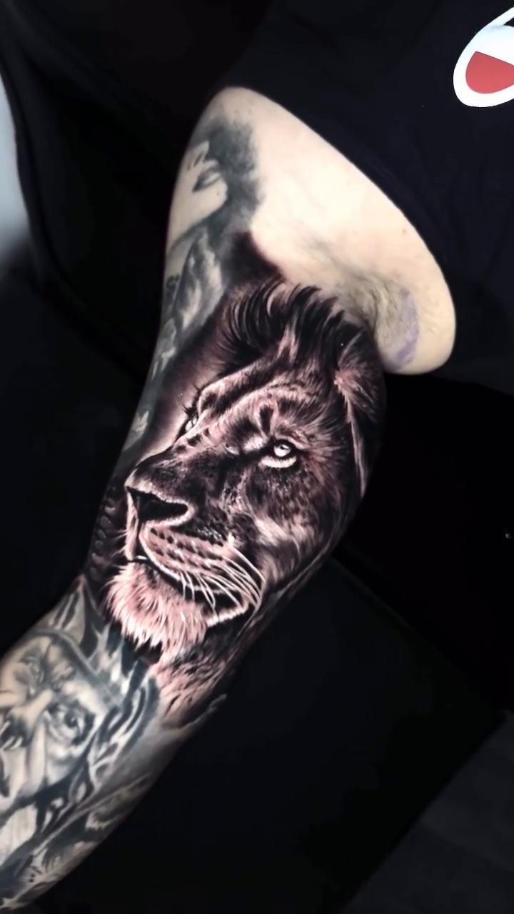 Tattoo by @inkblessed.tattoo β realism, black_and_grey